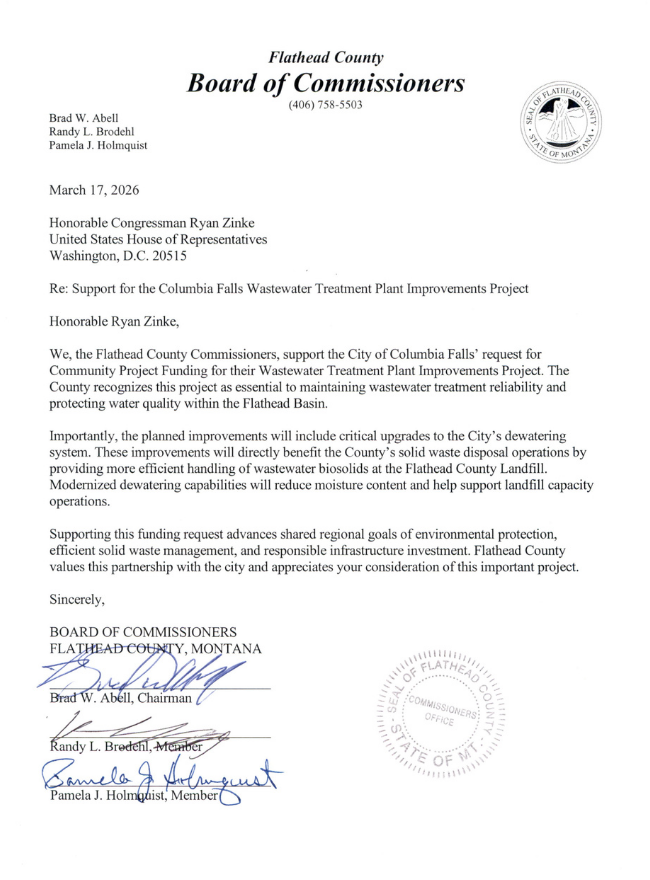 Cfalls Wastewater support letter March 2026.png