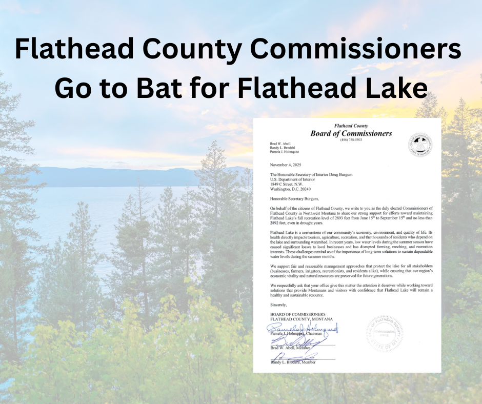 Commissioners Urge Federal Action to Keep Flathead Lake at Stable ...