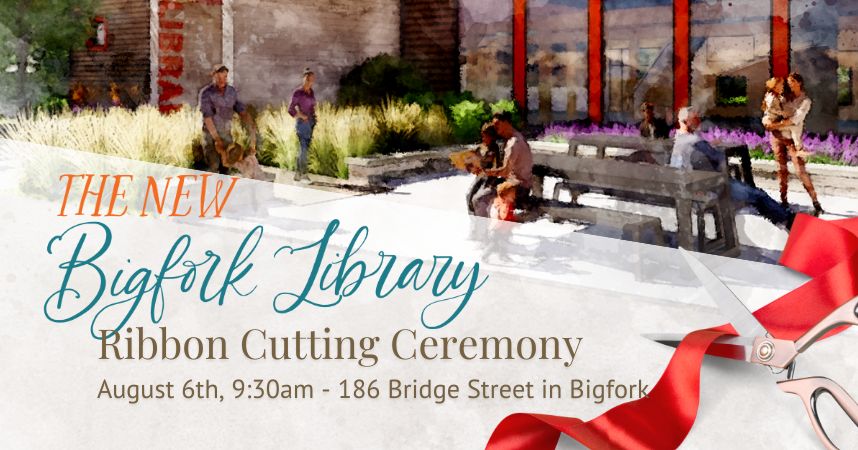 Image for New Bigfork Library Ribbon Cutting Ceremony and Opening